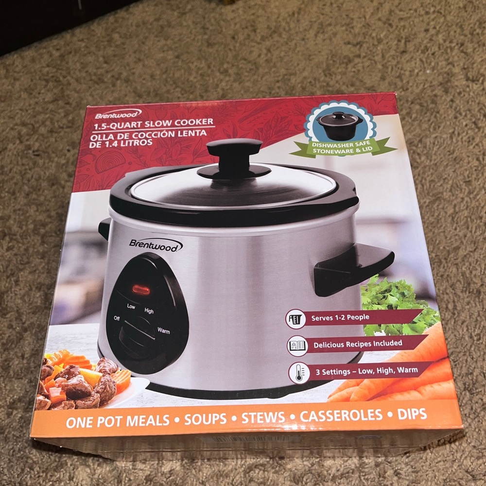 Brentwood Silver Slow Cooker